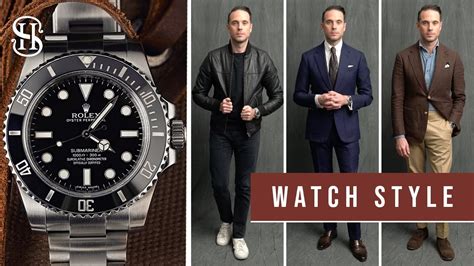 can you wear a rolex submariner with a suit|Rolex business wear style.